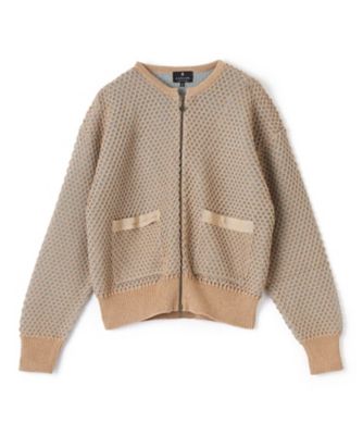 フランス製LANVIN ゴールド カーディガン フランス製LANVIN ゴールド カーディガン