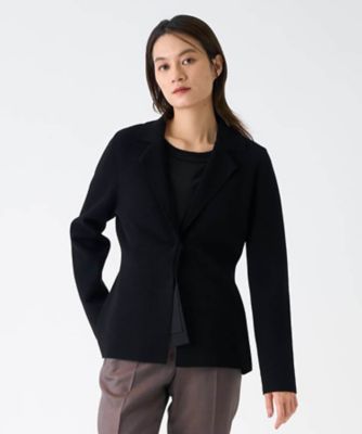 美品 LANVIN COLLECTION黒ニットジャケット Lサイズ 7ゲージかのこ素材ニットジャケット|LANVIN COLLECTION | LANVIN
