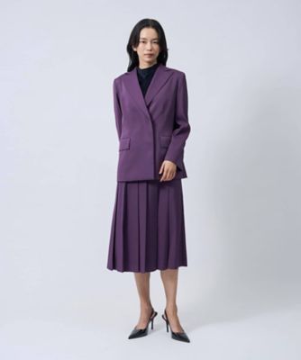 ダブルサテン 比翼ジャケット | LANVIN COLLECTION (Women)/ランバン