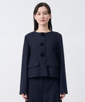 クルーネック ショートジャケット | LANVIN COLLECTION (Women