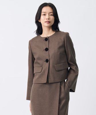 クルーネック ショートジャケット | LANVIN COLLECTION (Women