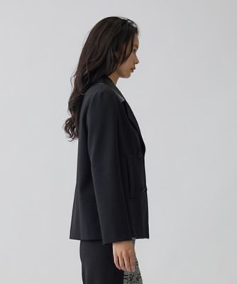 異素材【ランバンコレクション】LANVIN ストレッチ ジャケット Lサイズ 異素材【ランバンコレクション】LANVIN ストレッチ ジャケット Lサイズ