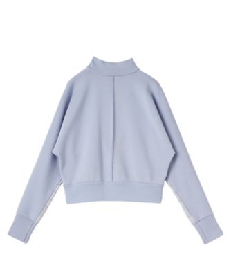 【美品】 LANVIN ランバンコレクション ニットジャケット ファー グレー JLモノグラムニットジャケット | LANVIN COLLECTION (Women