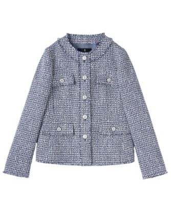 ＜LANVIN COLLECTION (Women)＞ファンシーヤーンツイードジャケット