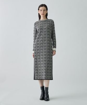 JLモノグラムニットワンピース | LANVIN COLLECTION (Women