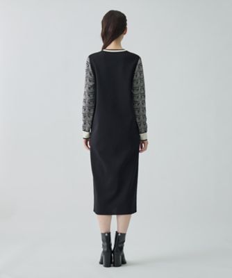 JLモノグラムニットワンピース | LANVIN COLLECTION (Women