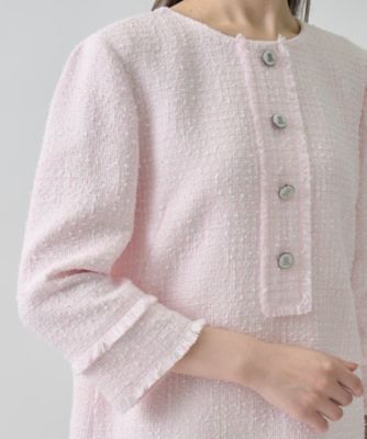 ファンシーヤーンツイードワンピース | LANVIN COLLECTION (Women
