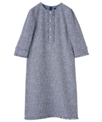 ファンシーヤーンツイードワンピース | LANVIN COLLECTION (Women