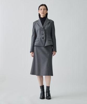 ストレッチギャバスカート | LANVIN COLLECTION (Women)/ランバン