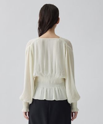 シャーリングプリーツブラウス | LANVIN COLLECTION (Women)/ランバン