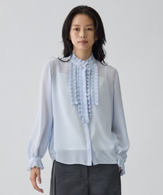 フリルシフォンブラウス | LANVIN COLLECTION (Women)/ランバン