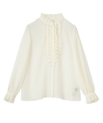 フリルシフォンブラウス | LANVIN COLLECTION (Women)/ランバン