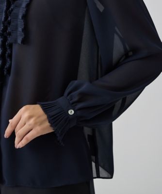 フリルシフォンブラウス | LANVIN COLLECTION (Women)/ランバン