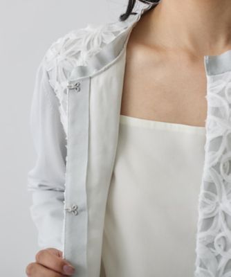 16ゲージレースデザインカーディガン | LANVIN COLLECTION (Women