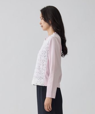 16ゲージレースデザインカーディガン | LANVIN COLLECTION (Women