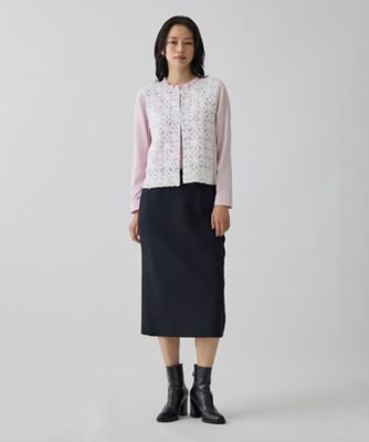 16ゲージレースデザインカーディガン | LANVIN COLLECTION (Women