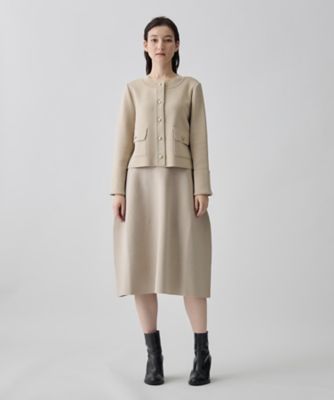 リオセスリ イメージファッション ジャケット リブニット ミラノリブニットジャケット/le.coeur blanc(ルクールブラン