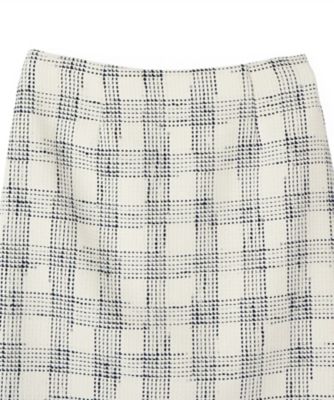 シャイニーチェックツイードスカート | LANVIN COLLECTION (Women