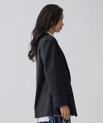 ライトサテンストレッチジャケット | LANVIN COLLECTION (Women