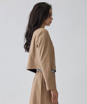 パンチングレザーライクジャケット | LANVIN COLLECTION (Women