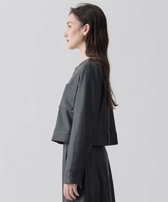 パンチングレザーライクジャケット | LANVIN COLLECTION (Women