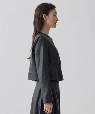パンチングレザーライクジャケット | LANVIN COLLECTION (Women