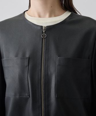 パンチングレザーライクジャケット | LANVIN COLLECTION (Women