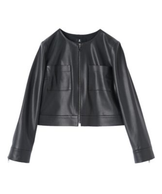 パンチングレザーライクジャケット | LANVIN COLLECTION (Women