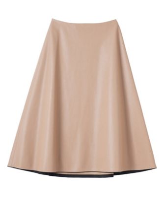 ＜LANVIN COLLECTION (Women)＞パンチングレザーライクスカート