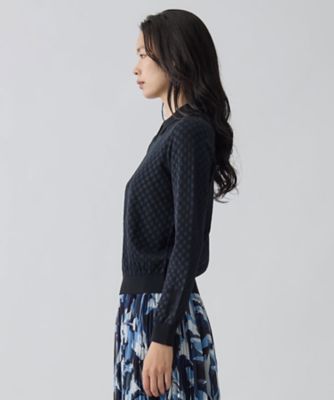 市松柄プルオーバーニット | LANVIN COLLECTION (Women)/ランバン