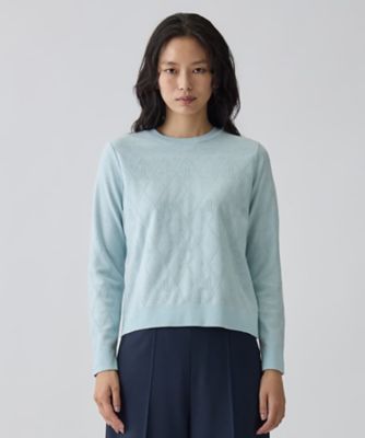 ダイヤ柄ジャカード編みニット | LANVIN COLLECTION (Women)/ランバン