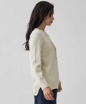 5G天竺，インターシャニット | LANVIN COLLECTION (Women)/ランバン