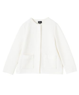 ＜LANVIN COLLECTION (Women)＞１２ゲージインレイ柄ニットジャケット