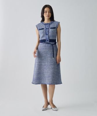 ツイード調ワンピース | LANVIN COLLECTION (Women)/ランバン