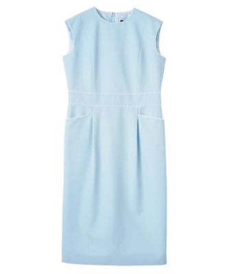 ＜LANVIN COLLECTION (Women)＞グログラン後染ワンピース