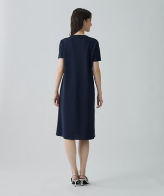 幾何学柄ピンタック編みワンピース | LANVIN COLLECTION (Women