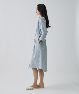 ドビーストライプワンピース | LANVIN COLLECTION (Women)/ランバン