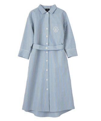 ＜LANVIN COLLECTION (Women)＞ドビーストライプワンピース