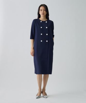 サーブルストレッチミラノリブワンピース | LANVIN COLLECTION (Women