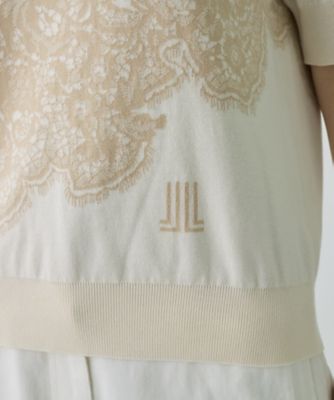 18ゲージ袋ジャカードレース柄ニット | LANVIN COLLECTION (Women