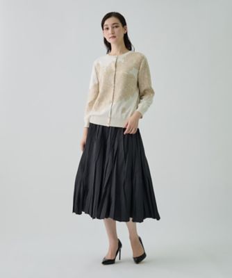 18ゲージ袋ジャカードレース柄カーディガン | LANVIN COLLECTION