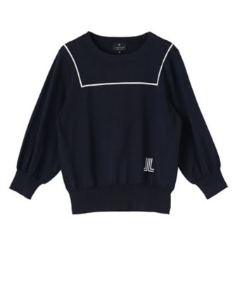 ＜LANVIN COLLECTION (Women)＞１６ゲージインターシャニット