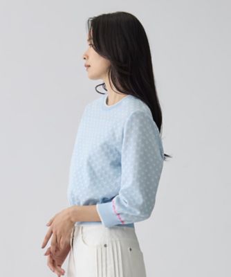 16ゲージ袋ジャカードニット | LANVIN COLLECTION (Women)/ランバン