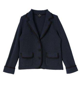 7ゲージかのこ素材ニットジャケット | LANVIN COLLECTION (Women