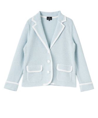 7ゲージかのこ素材ニットジャケット | LANVIN COLLECTION (Women