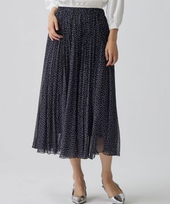 シフォンプリーツスカート | LANVIN COLLECTION (Women)/ランバン