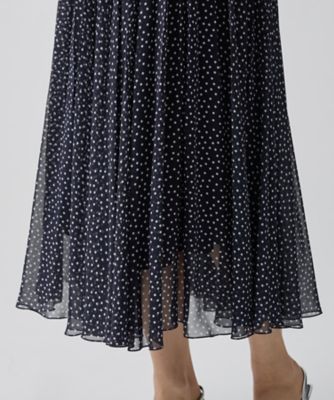 シフォンプリーツスカート | LANVIN COLLECTION (Women)/ランバン