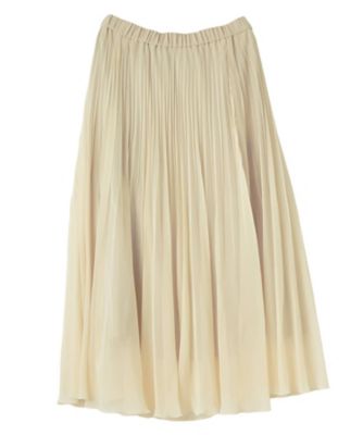 ＜LANVIN COLLECTION (Women)＞シフォンプリーツスカート