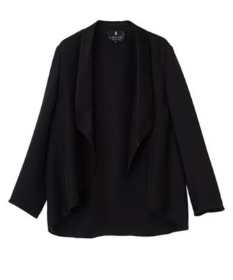 ＜LANVIN COLLECTION (Women)＞シルクダブルクレープ・ショールカラージャケット