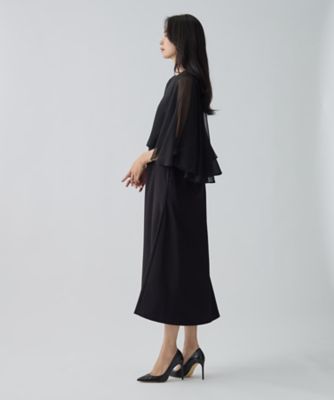 ケープドッキングワンピース | LANVIN COLLECTION (Women)/ランバン